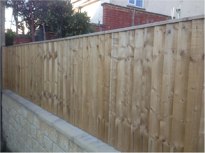 feather edge fence